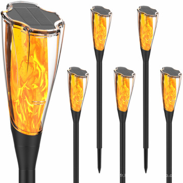 Lumières de torche solaire LED